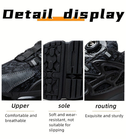 Men's Work & Safety Shoes - Puncture Resistant & Lace-Up Fit