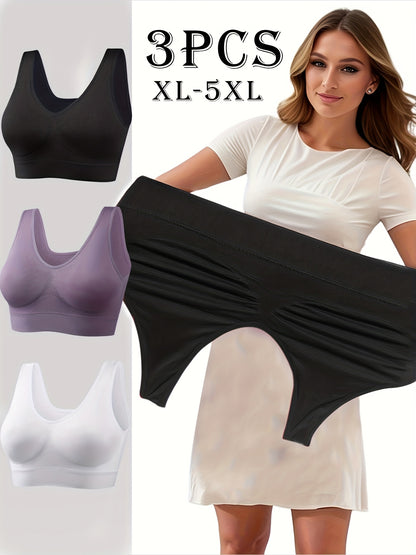Women's Mixed Color 1 Knit Sports Bra - product view 2
