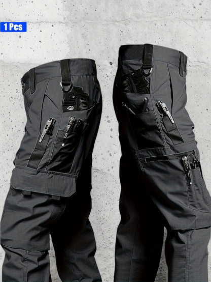Men'S Tactical Cargo Pants - Quick-Dry Lightweight, Multi-Pocket Design, Regular Fit for Hiking, Camping, Outdoor Adventures (Belt Not Included), Hiking Pants, Adventure Clothing, Rugged Style, Scratchresistant Material, Utility Trousers