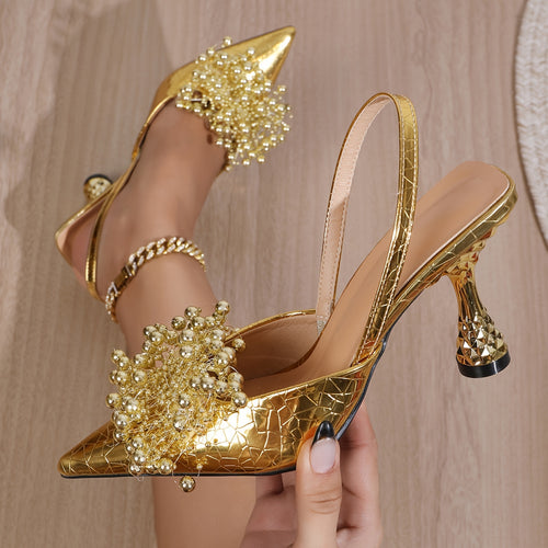 High-Heeled Shoes for with A Summery Sense of Exclusivity, Celebrity Kittens And Baotou, Women Shoes