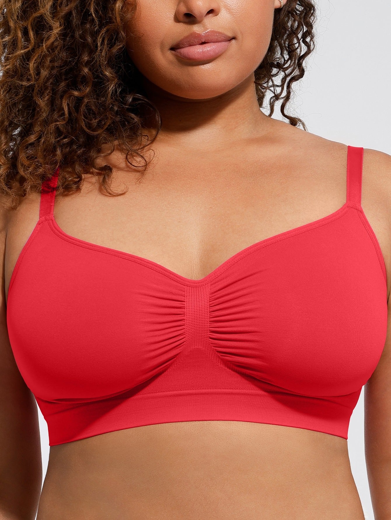 Women's Wireless Push Up Bra Stretch Comfort Bralettes No Underwire Bra Tshirt Bras Sports Bra