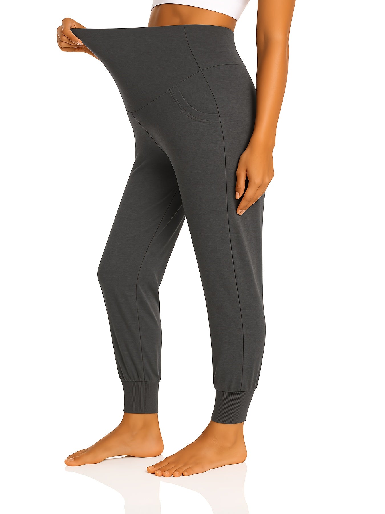 Maternity Women'S Casual Pants Stretchy Comfortable Lounge Pants