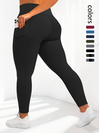 Dark Gray Polyester High-Waist Oversized Pants - product view 29