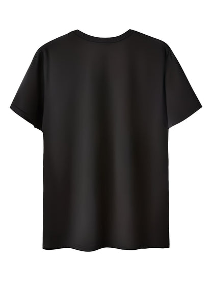 Ladies' Fashion V-Neck T-Shirt Solid Color Casual Loose Basic Top