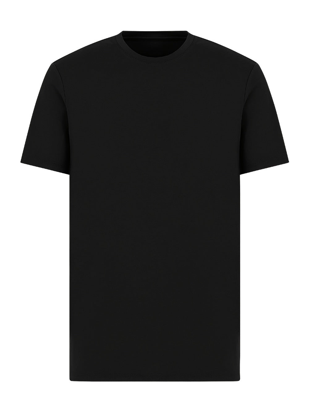 Men's 6-Pack Plus Size Cotton T-Shirts - Solid Color Crew Neck Basics