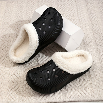 New Winter Couples' Casual Fashion Warm Thick-Sole Slippers - Indoor & Outdoor Use, Women's Style Included, Women Shoes