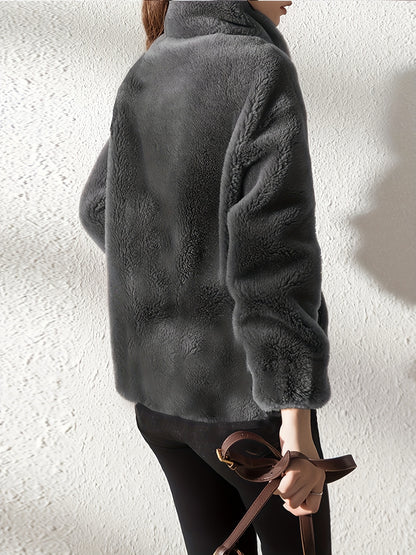 Women's Dark Brown Polyester Jacket - product view 15