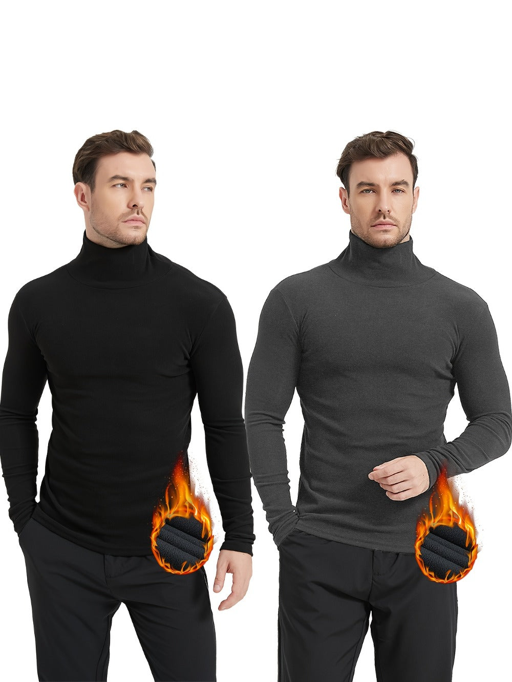 Men's Solid Color Performance Shirt - Long Sleeve 426725