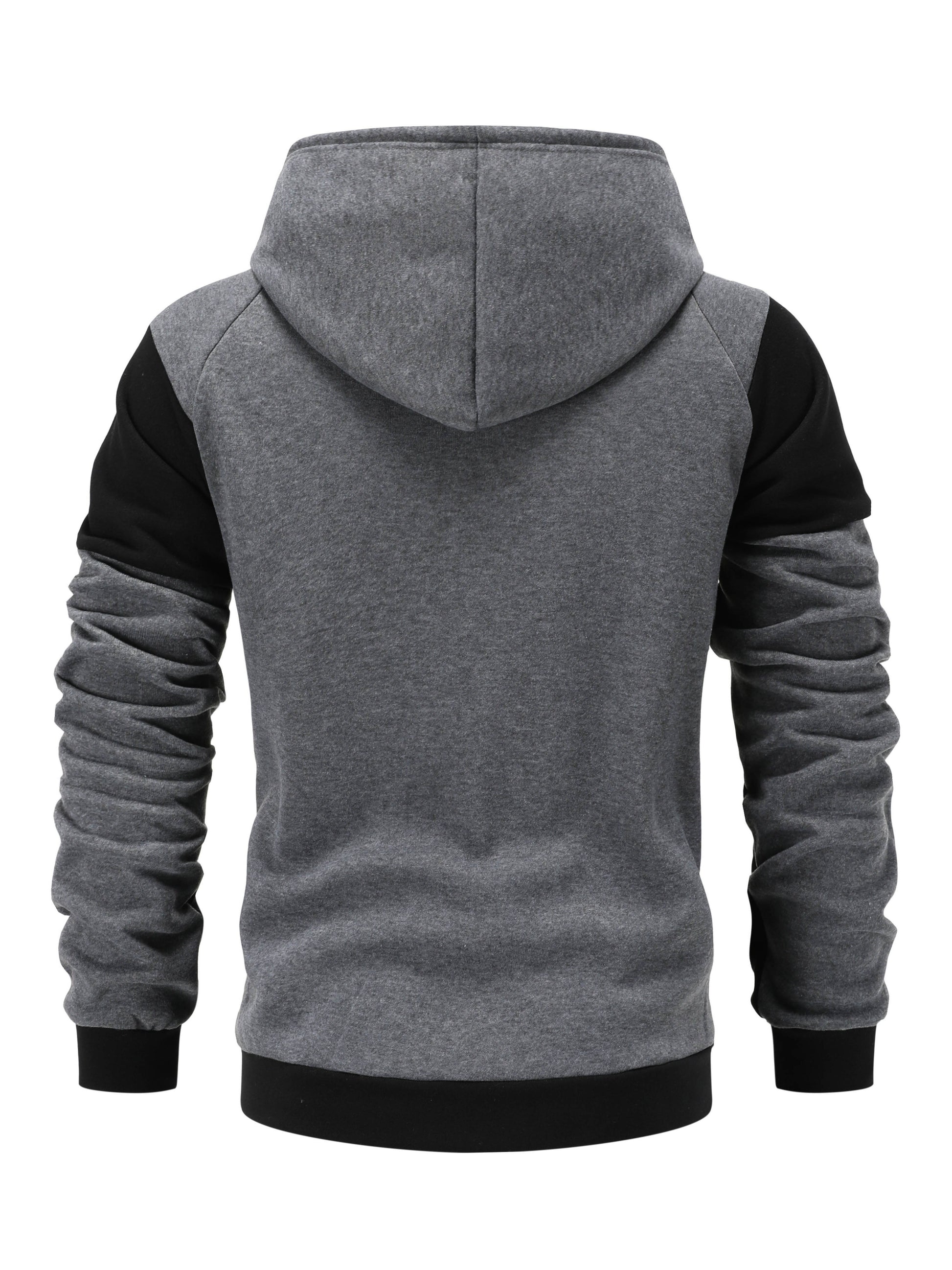 Men's Dark Gray Polyester Jacket - product view 11