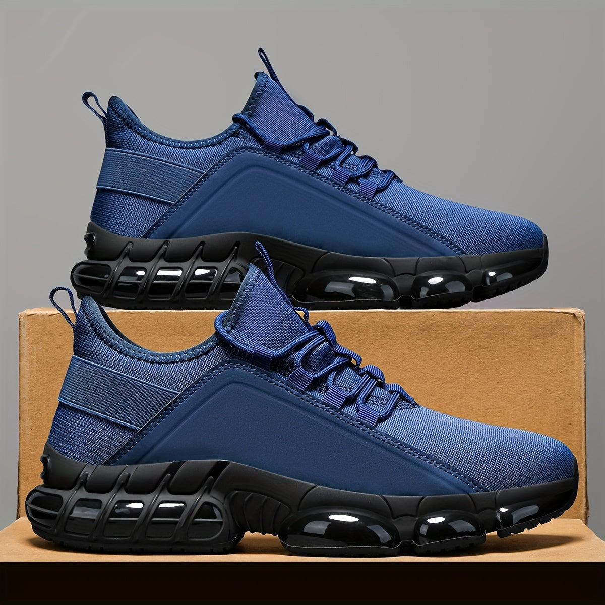 Men'S Lightweight Breathable Running Shoes - Low-Top Sneakers with Cushioned Air Cushioning, Black & White Design for Gym, Training, Hiking & Casual Wear, Gym Shoes, Sleek Sporty Design, Fabric Upper