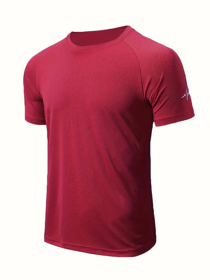 Men's Performance T-Shirt - Round Neck Short Sleeve Travel Style 055269