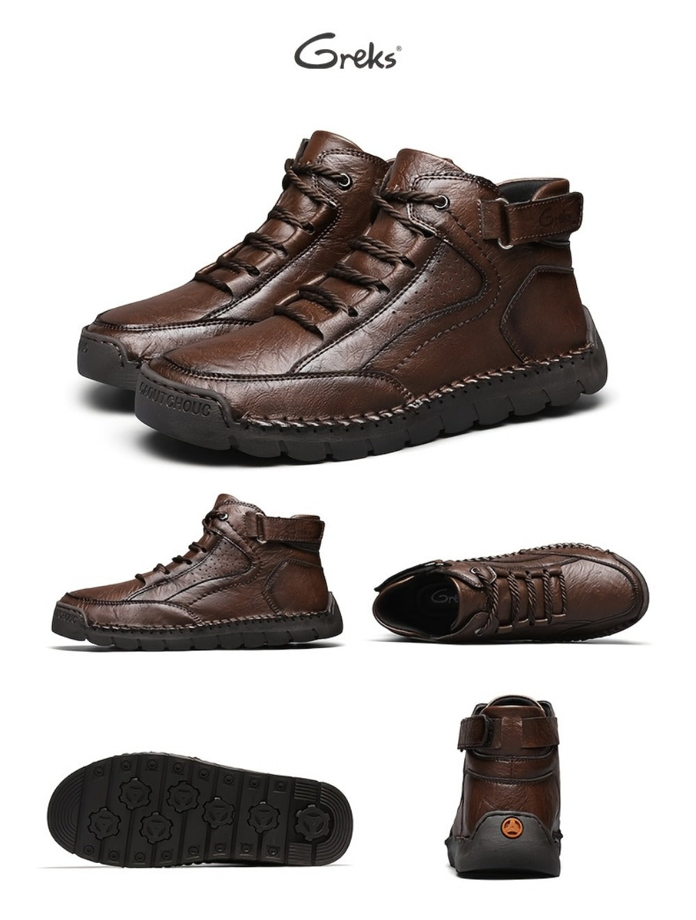 Men's Boots - Lightweight Slip-On for Everyday Wear 413541