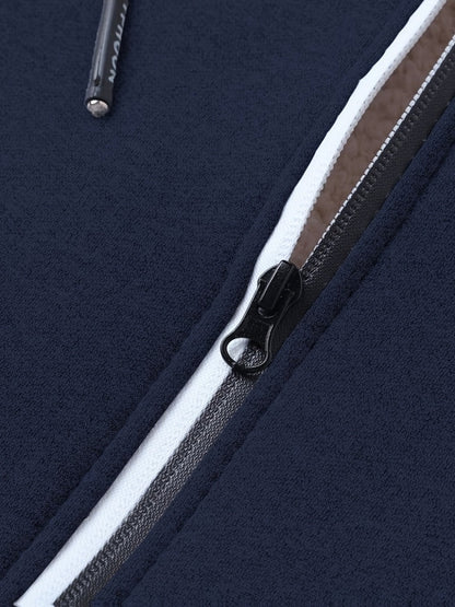 Men's Windproof Fleece Pullover Coat