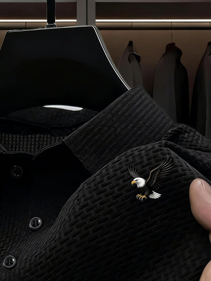 Men's Black Short-Sleeve Shirt - product view 6