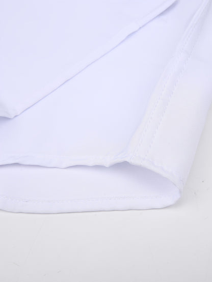 2026 New Men's French-Style Dress Shirt, Shirt Only Without Gift Box, Includes A Bow Tie, Elegant Pleated Front Dress Shirt/top, Suitable for Work, Office, Weddings, Formal Stand-up Collar Shirt, A Gift for Him for Christmas Or Valentine's Day