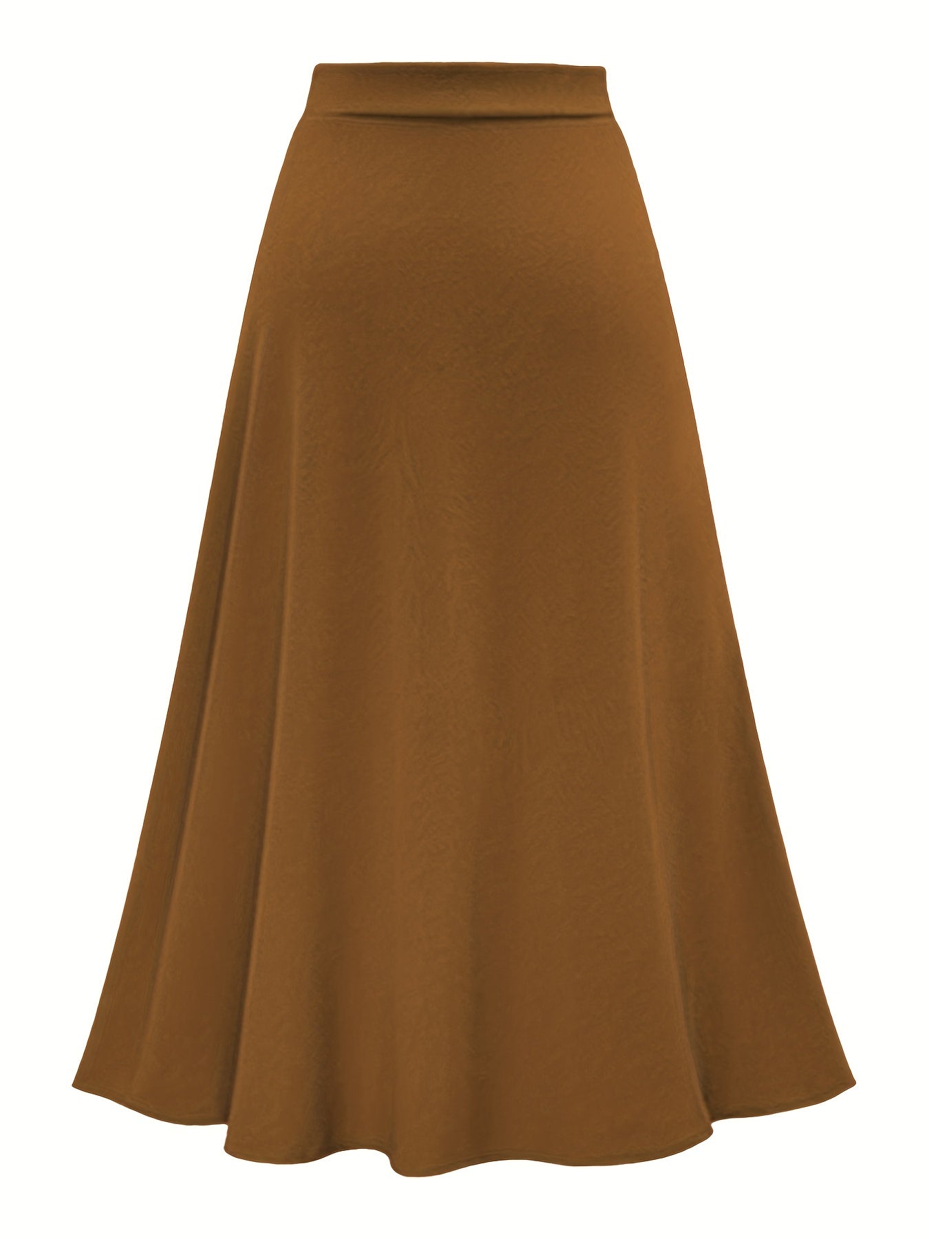 Women's Autumn New High-Waist Irregular Split Skirt with Lining, Mid-Length 2-in-1 Tie Dress