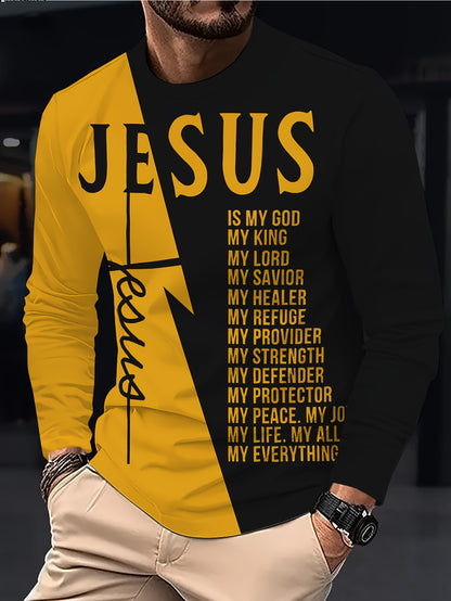 Personality and Creativity - Fashion Casual T-Shirt - Plaid Long Sleeve T-Shirt, Comfortable and Breathable, Daily Wear, Crew Neck T-Shirt, Summer Party, Casual Vacation, New Hawaiian Wear, as a Gift for Men Halloween and Christmas Gifts