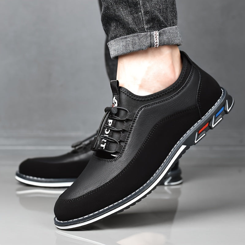 Men'S Plus Size Light Luxury Comfortable Business Casual Shoes, Trendy And Fashionable Wear-Resistant Rubber Sole Men'S Shoes 10598