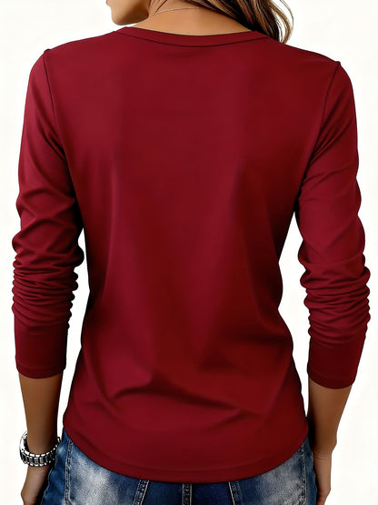 Woman T shirts 1pc Jesus The Name Above All Names Washable Comfortable Durable Easy Wear Casual Holiday Party Outfit Fashion 200g Heavyweight Long Sleeve T Shirt (100% Polyester)