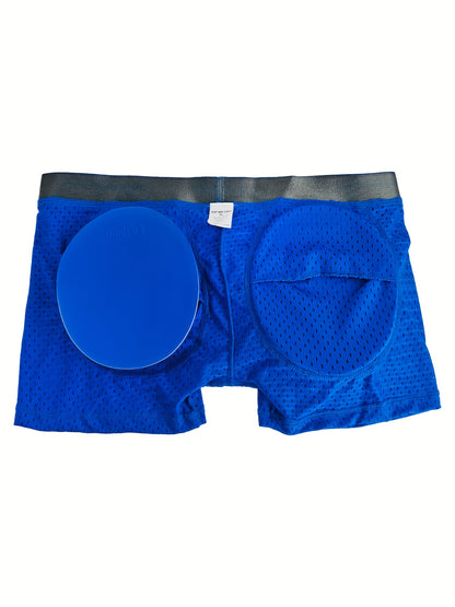 New Men'S Boxers Featuring Butt Pads, Made from Breathable Mesh, Designed for Comfort And Elasticity, Perfect for Lounging at for home