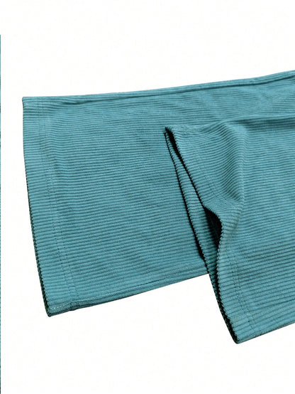 Women's Khaki Polyester Pants - product view 30