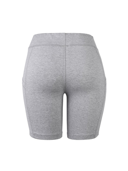 LADIES COTTON 15 INCH OUTSEAM SHORTS WITH POCKETS