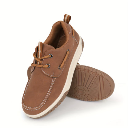 Kid's Loafer Boys Casual School Flat Boat Shoes for Toddler Little Kid