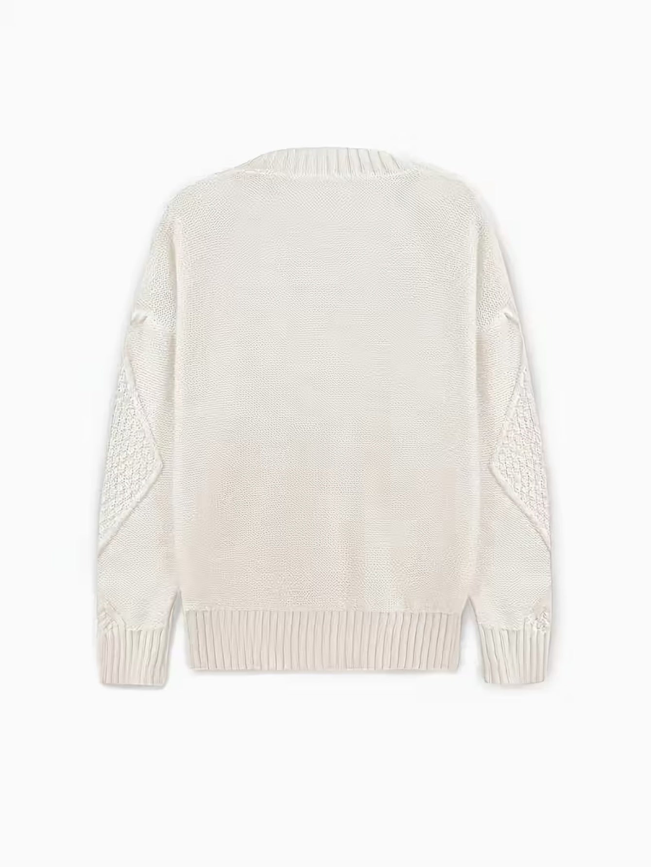 [Cozy Cable Cardigan] Plus Size - Cozy Plus Size Cable Cardigan - Soft Long Sleeve Open Front Layer for Comfortable Everyday Wear