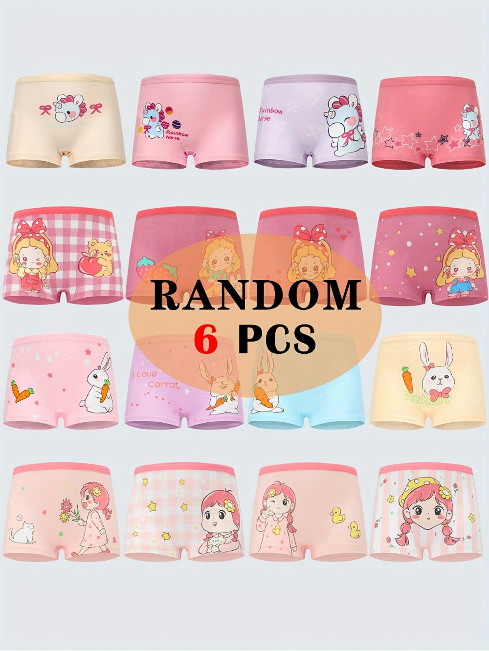 Girls' Boxer Briefs - Printed 6