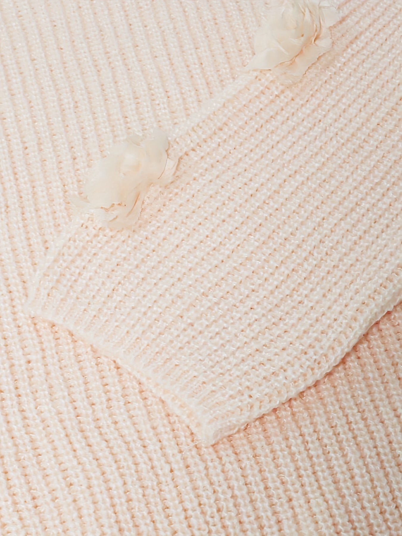 Plus Size - Plus Size - Oversized Pullover, Soft Light Yellow with Rose Lantern Sleeves, Perfect for Casual Outings And Romantic Dates
