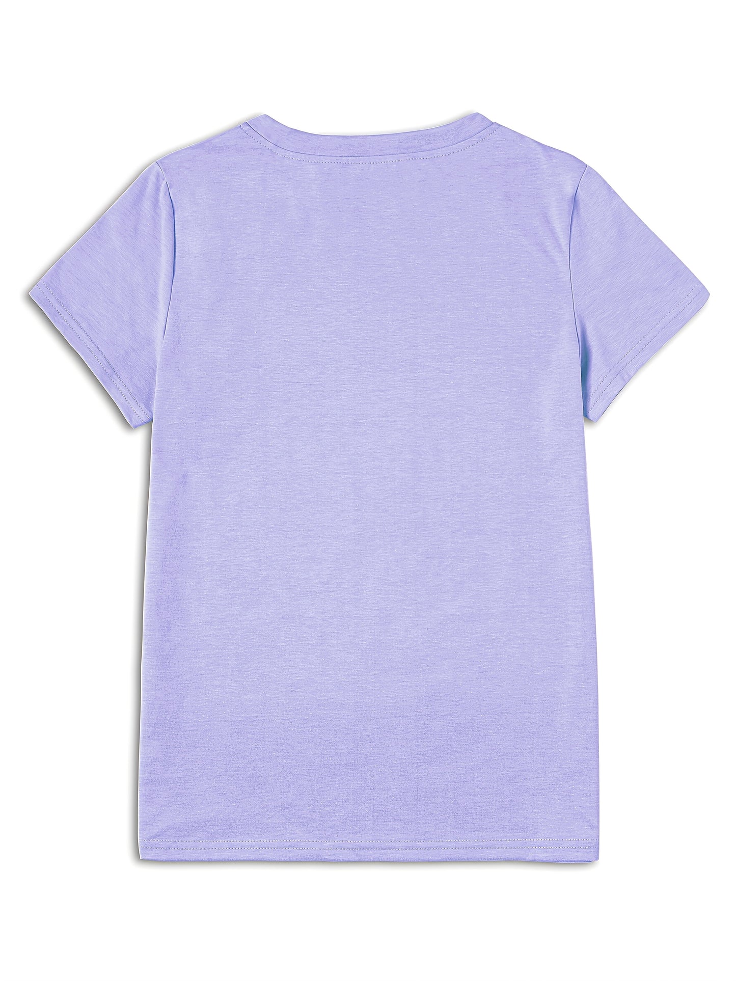 Whimsical "It's Okay, I'm Fine, Everything's Fine" Women's Cat Print T-shirt - Light Blue, Casual Version, Round Neck, Short Sleeve, Polyester, Machine Washable