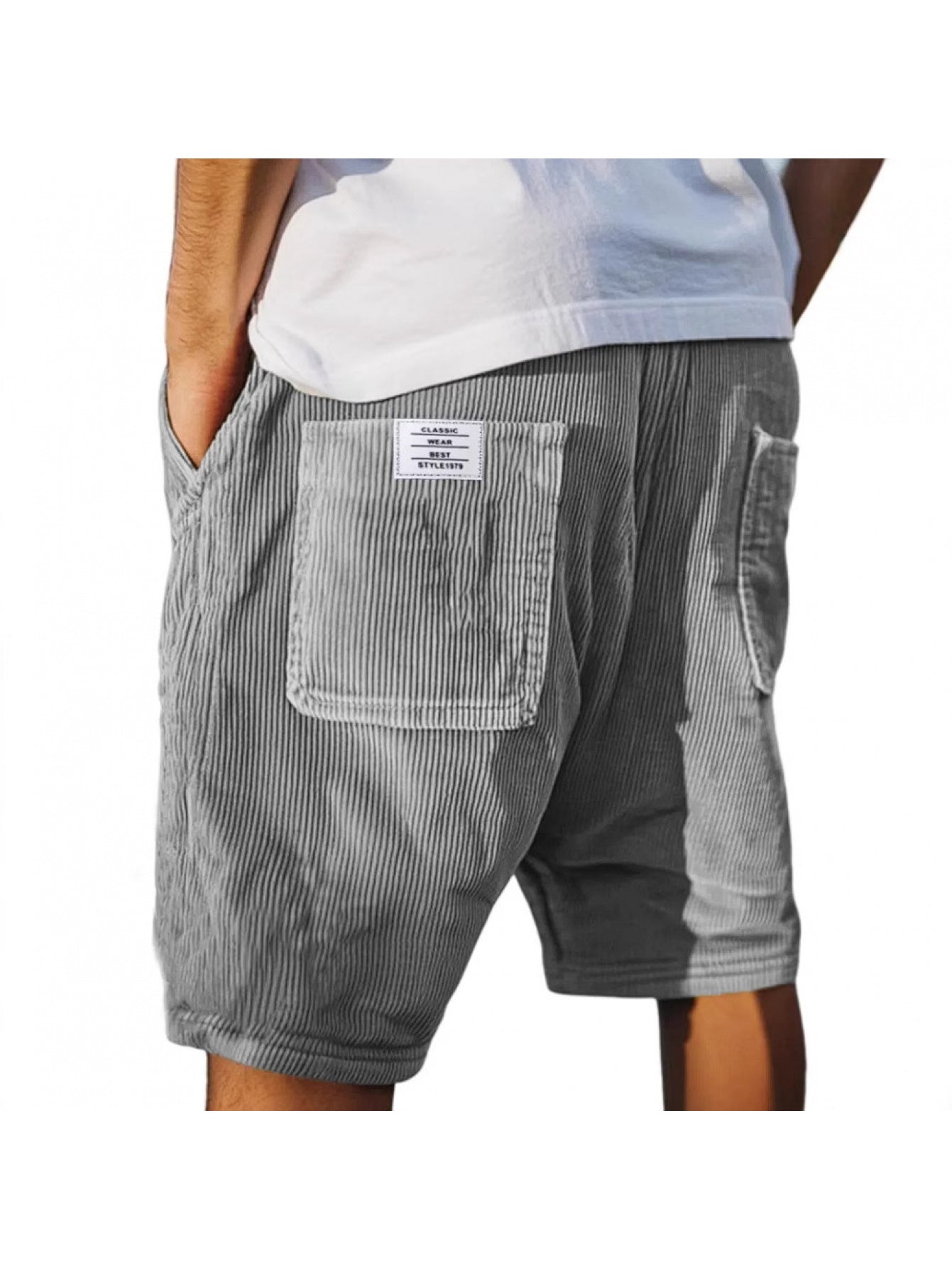 Men's Black Shorts - product view 6