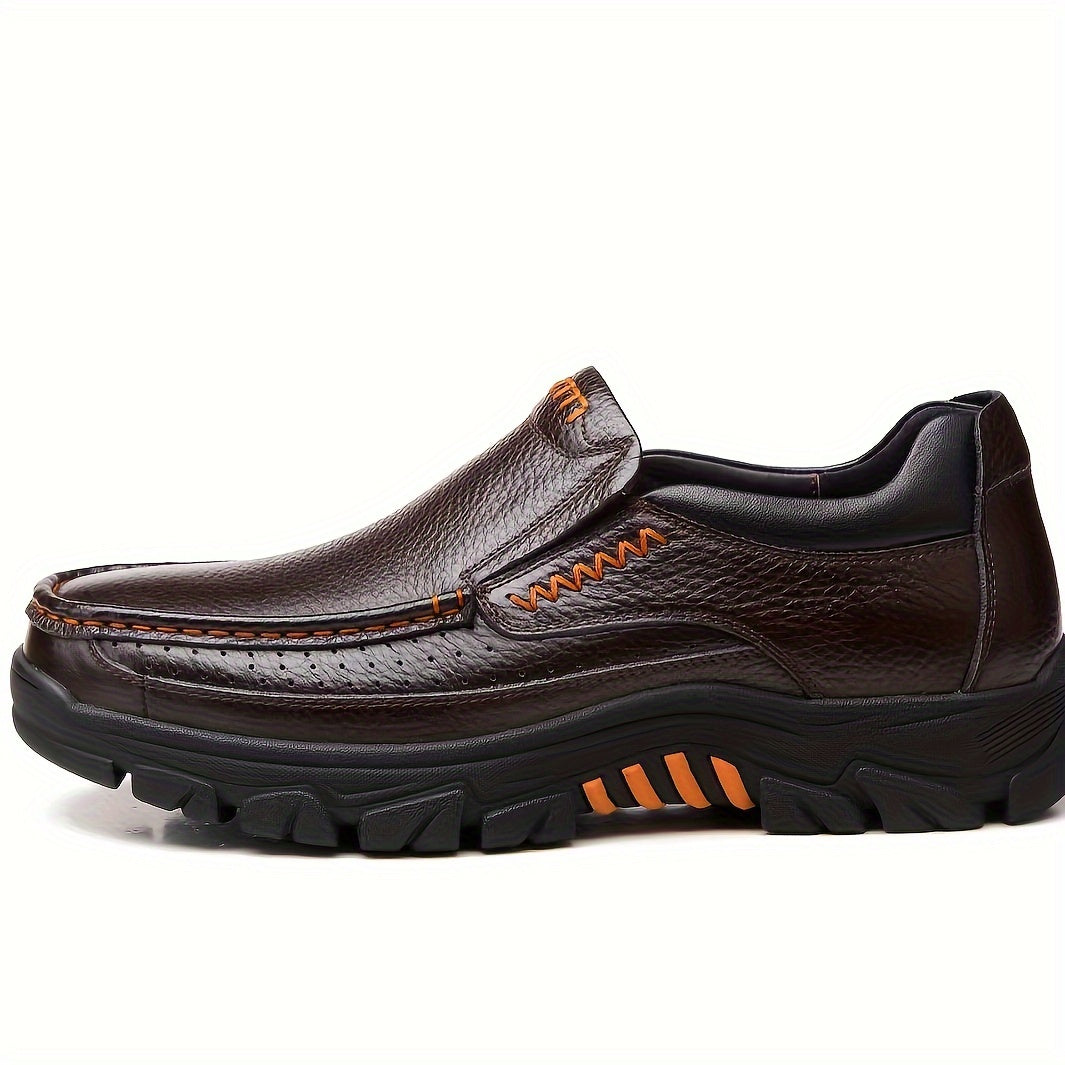 Men's Casual Loafers, Breathable Lightweight Slip On Shoes for Business Office, Spring Summer And Autumn