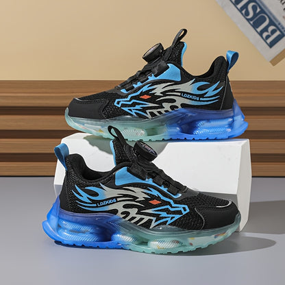 2025 New Kids' Soft Bottom Air Cushion Sports Basketball Footwear, Stylish And Versatile for Running, Everyday Use, Suitable for Indoor And Outdoor Activities, Trendy Shoes for Boys And Girls, Wearable in All Seasons