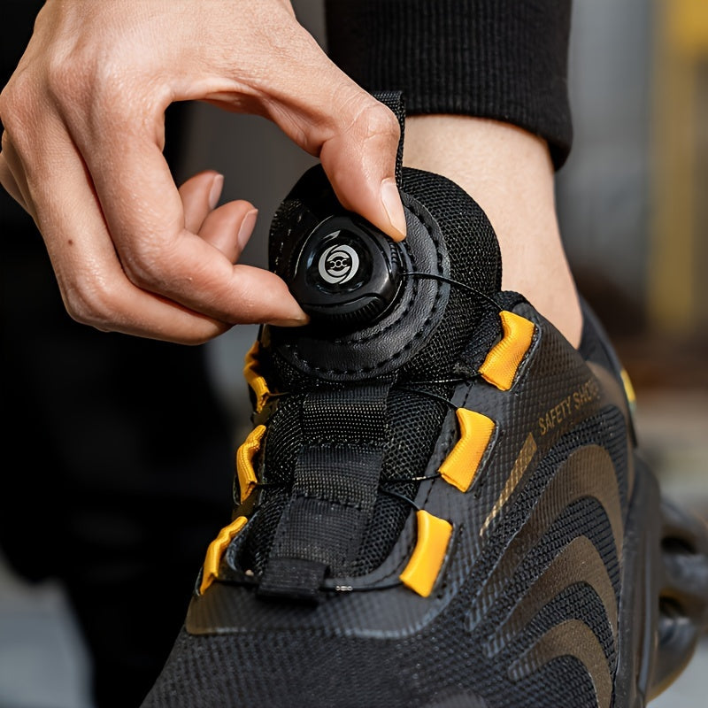 Stylish Smash-Proof And Puncture-Proof Work Shoes Without LACES