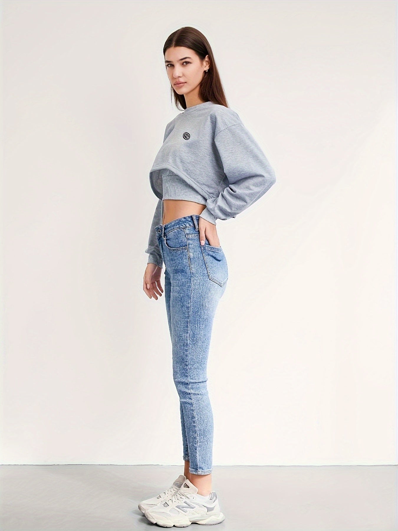 Niche Chic Top Short Spring And Autumn Design Sense Batwing Sleeve Suit