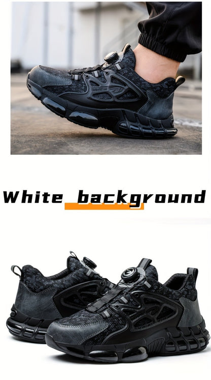 Men's Work & Safety Shoes - Puncture Resistant & Lace-Up Fit