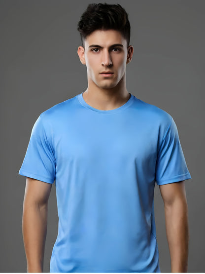 5-Pack Men's Quick-Dry Crew Neck short sleeves T-Shirts, Moisture Wicking, UPF 50+ Sizes S-3XL