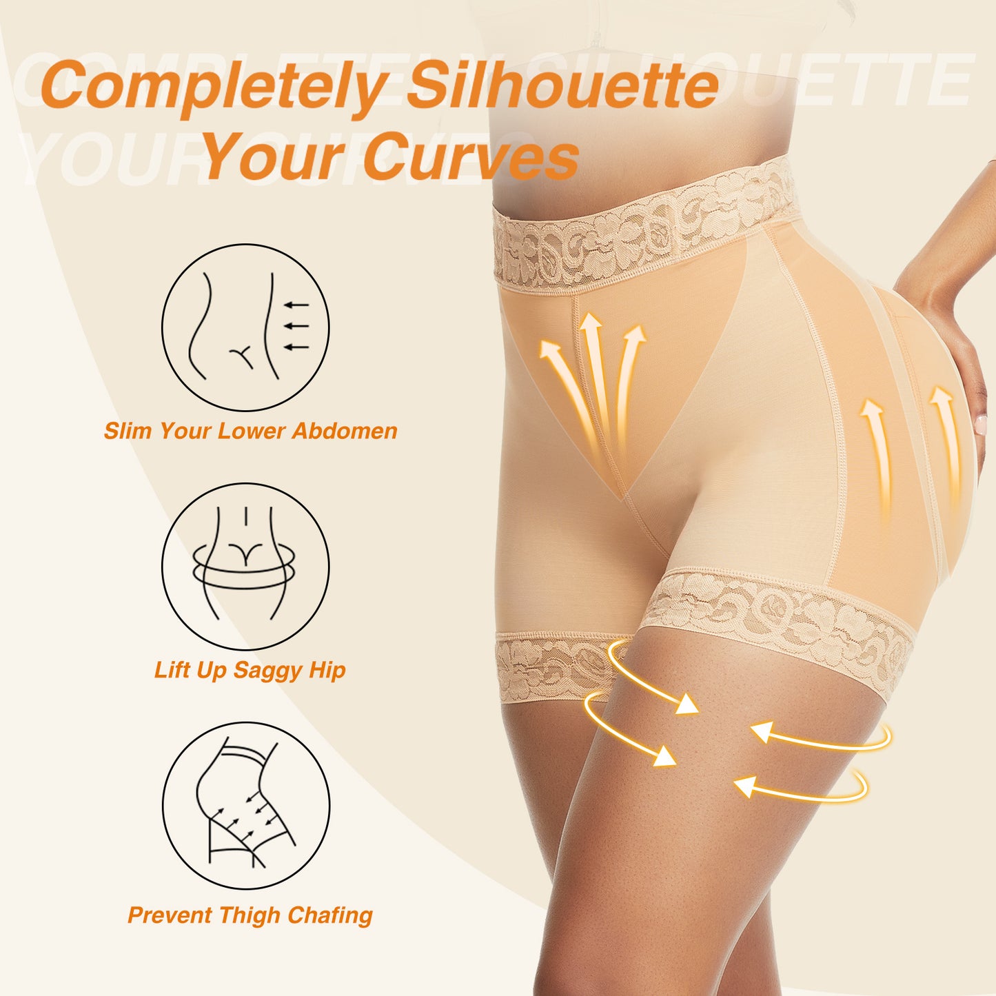Butt Lifter Panties Hip Enhancer Shapewear Tummy Control Body Shaper Shorts