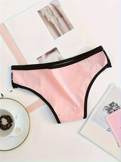 6pcs Women's Low-Rise Seamless Underwear - Briefs with Lace Edge Bow Accent, Soft Low Waist Panty for Daily Wear, Sports & Gym - Non- Full Coverage (6pcs) - Hand Washable, Stock up & Save!