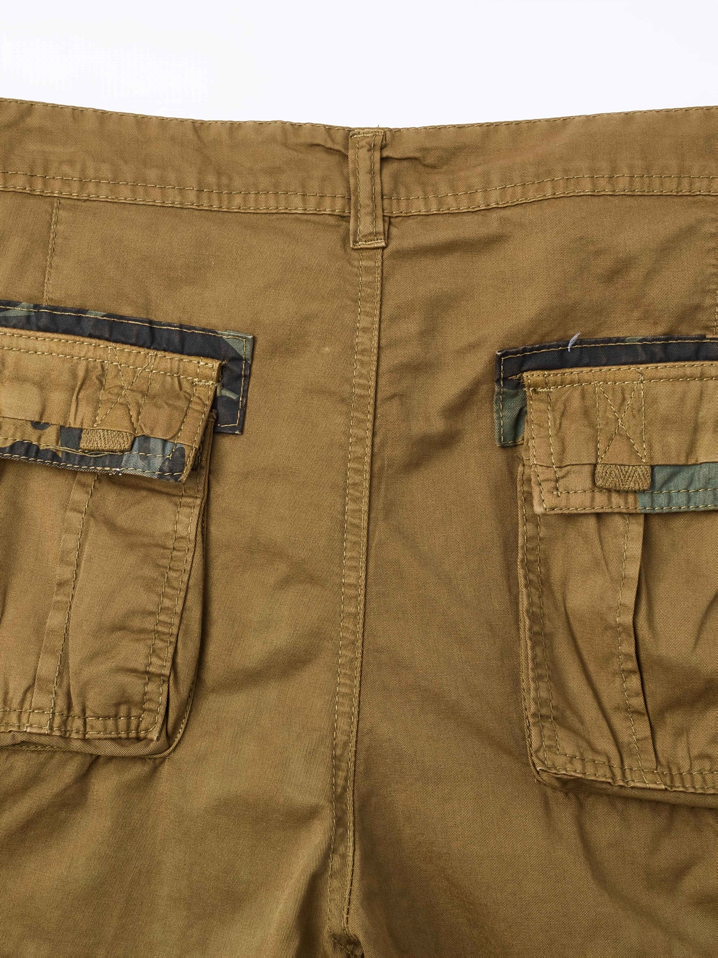 Plus-Size Men'S Outdoor Washing Multi-Pocket Tooling Tactical Shorts with Drawstring to Leave a Pocket Suitable for Outdoor Activities Such As Mountaineering And Camping, Plus Size