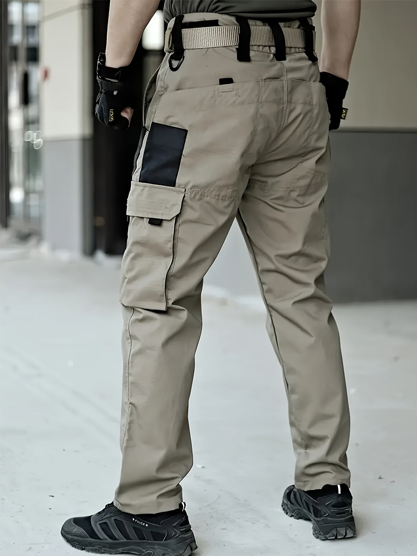 Men'S Tactical Cargo Pants - Quick-Dry Lightweight, Multi-Pocket Design, Regular Fit for Hiking, Camping, Outdoor Adventures (Belt Not Included), Hiking Pants, Adventure Clothing, Rugged Style, Scratchresistant Material, Utility Trousers
