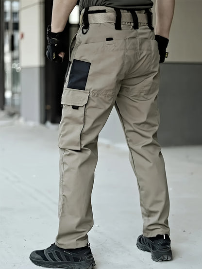 Men'S Tactical Cargo Pants - Quick-Dry Lightweight, Multi-Pocket Design, Regular Fit for Hiking, Camping, Outdoor Adventures (Belt Not Included), Hiking Pants, Adventure Clothing, Rugged Style, Scratchresistant Material, Utility Trousers