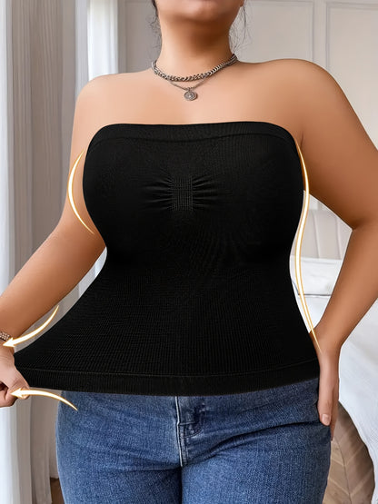 Plus-Size Tummy Control Bodysuit for Women - Comfortable, Breathable Shapewear