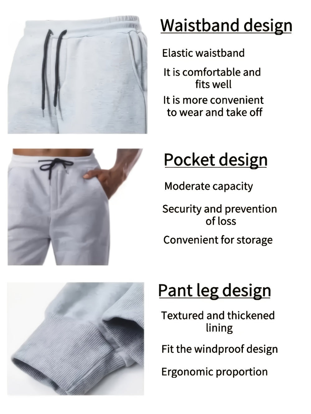 Men's Jogger Pants - Stretch Comfort 728229