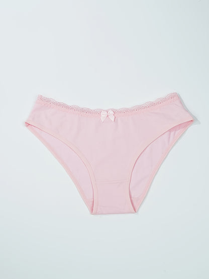 5-Pack Women'S Triangle Panties with Striped and Floral Print, Soft Stretchy 95% Breathable Underwear in Nude Pink - Comfortable & Light Beige-Friendly