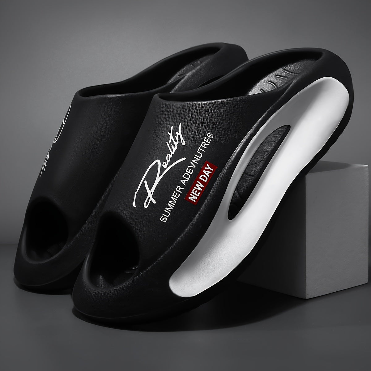Slippers for Men, All-Season Indoor Sandals for Men, Non-Slip Breathable Comfortable Shower Slippers, Open-Toe Bathroom Slippers,, Slides for Men,, Men Slippers,, Mens Slippers,, Slippers