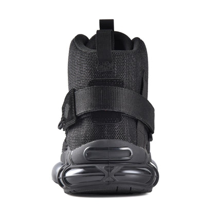 Men'S Steel Toe Boots Work Boots Anti-Crushing Slip Resistant Shoes Puncture Proof High-Tops