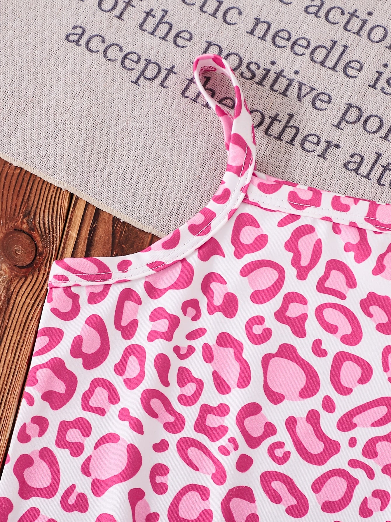 3pcs Baby Girl Pink and Leopard Print Rompers with White Floral Prints | Cute Spring/Summer Knitted Fabric Rompers with Slight Stretch, Regular Fit, for Outdoor, Perfect for Outdoor