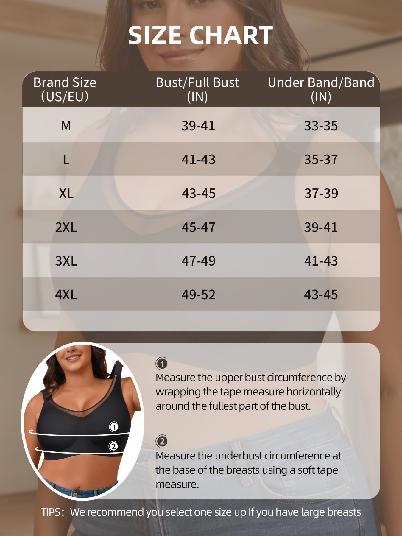 Women's Black Mesh V-Neck Bra - product view 17